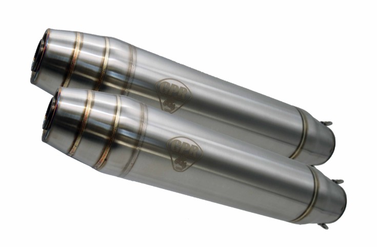 Deeptone Inox Cafè Racer Bmw R 100 Rs - Rt - Cs - S 1976 / 1984 Schalldämpferpaar ohne Anschlussrohr