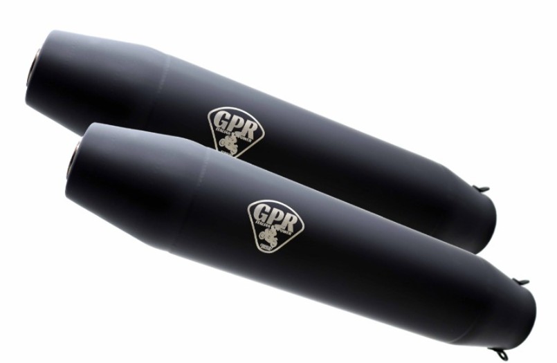 Deeptone Black Cafè Racer Bmw R 1100 R - Rs 1994/2002 Schalldämpferpaar ohne Anschlussrohr