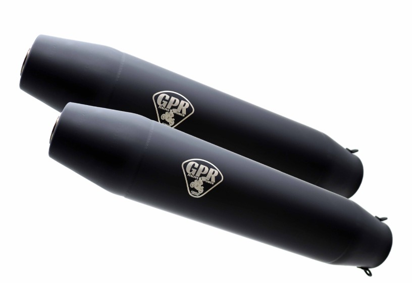 Deeptone Black Cafè Racer Yamaha Xj 900 S - F Diversion 1994/2003 Schalldämpferpaar