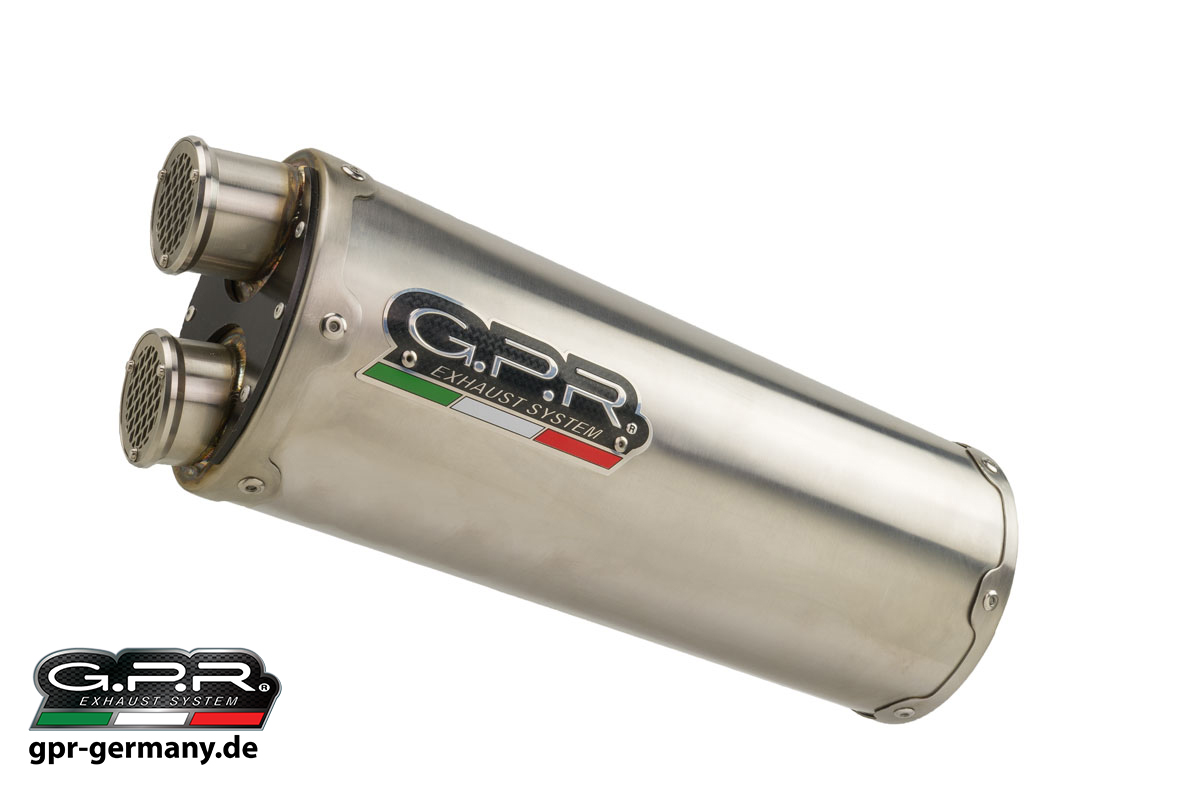 GPR Dual Inox Aprilia Tuareg 660 2021/2023 e5 Slip-on