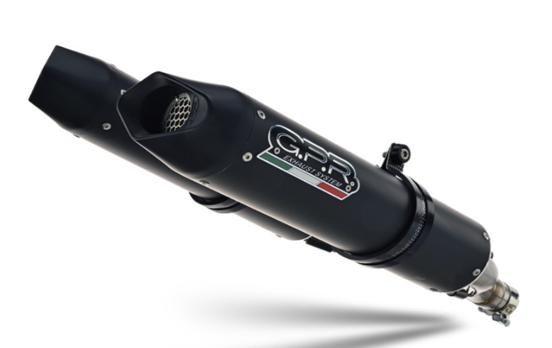 GPR FURORE EVO4 NERO APRILIA SHIVER 900 2017/20 DUAL SLIP-ON