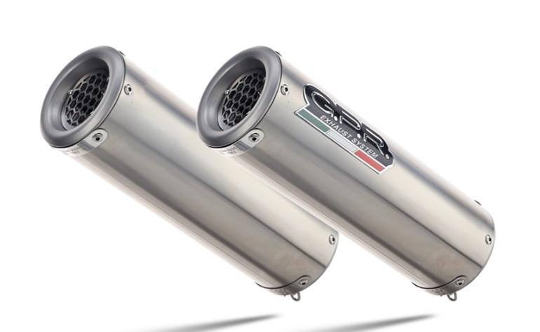GPR M3 INOX  APRILIA SHIVER 900 2017/19 e4 SLIP ON PAAR
