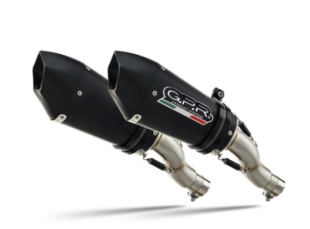 GPR GPE ANN.BLACK TITANIUM KAWASAKI Z 1000 SX 2017/19 e4 Doppel Slip On