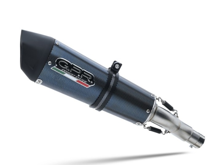 GPR GP Evolution Carbonlook Suzuki GSX-R 750 K11 L1 2011-14 Slip On Endschalldämpfer Auspuff