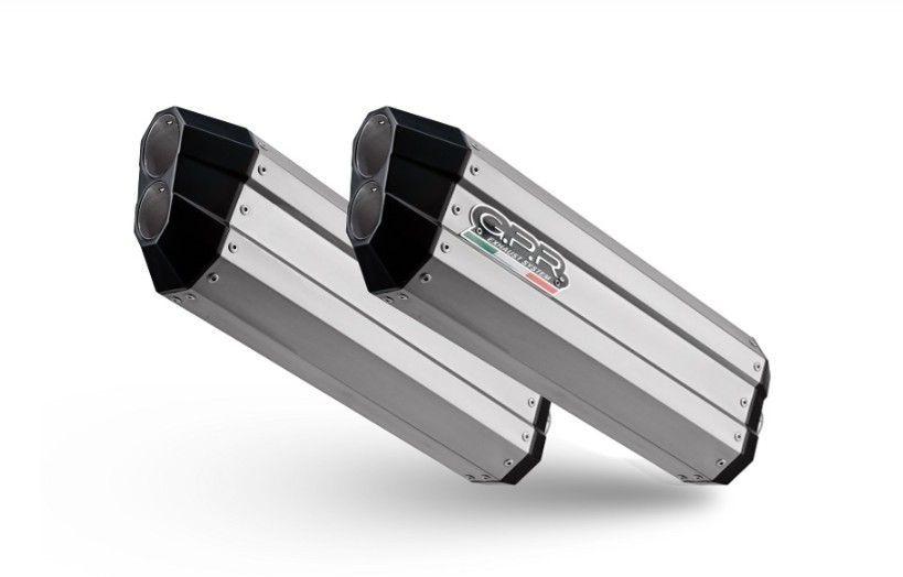 Hyper Sonic Titanium Bmw K 1600 Gtl Double Slip-on