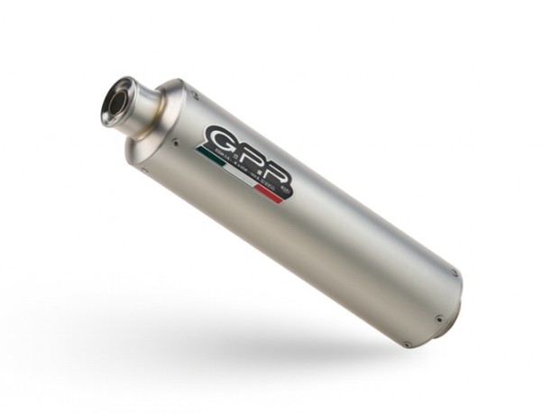 GPR INOX TONDO / ROUND HYOSUNG COMET 125 GT - R 2003/14 BOLT-ON