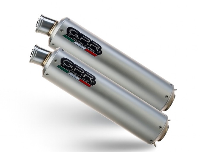 GPR INOX TONDO / ROUND DUCATI MONSTER S2R 2004/07  DUAL SLIP-ON