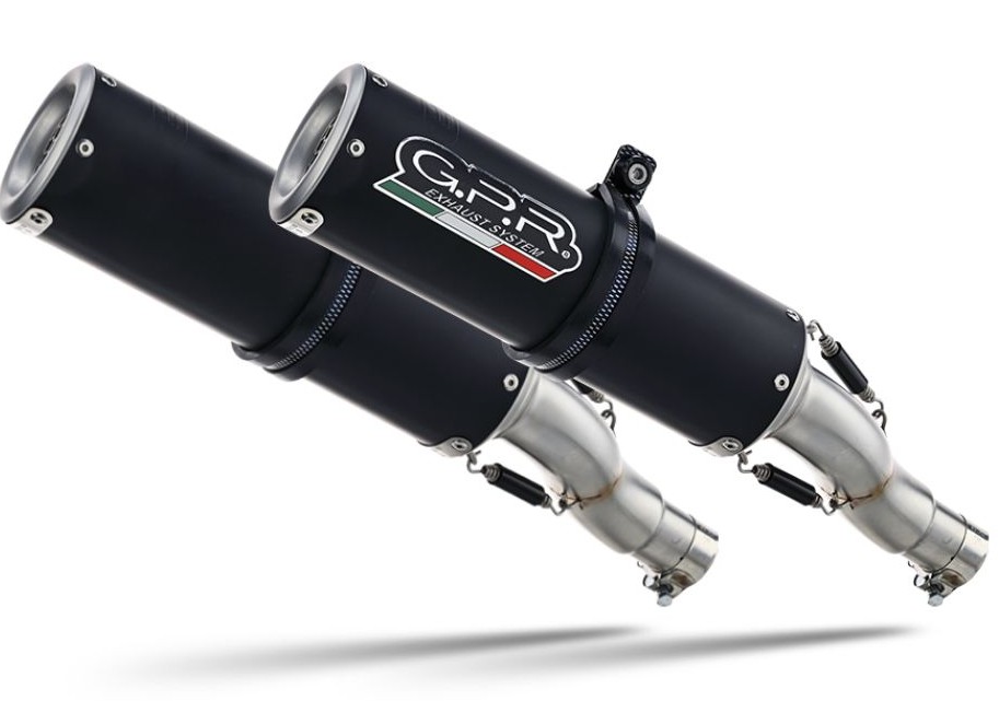 GPR M3 BLACK TITANIUM KAWASAKI Z 1000 SX 2017/19 e4 SLIP ON PAAR