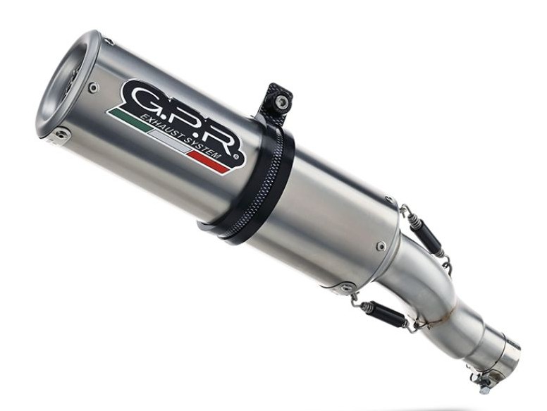 GPR M3 INOX SUZUKI GSX-S 1000 2017/20 e4 HOMOLOGIERTER AUSPUFF MIT LINK PIPE