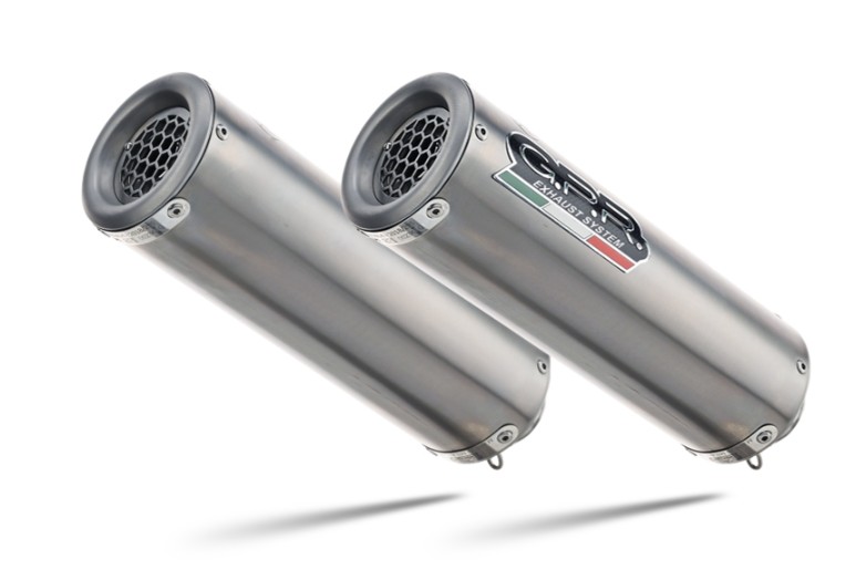 GPR M3 TITANIUM NATURAL DUCATI MONSTER 796 2010/14 SLIP ON PAAR